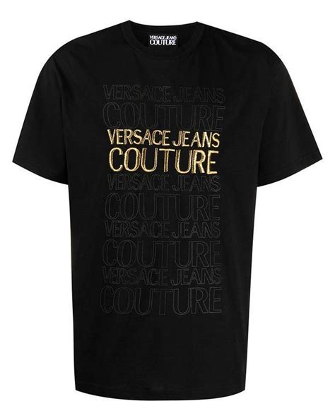 versace jeans tshirt zwart|versace jeans couture ittierre.